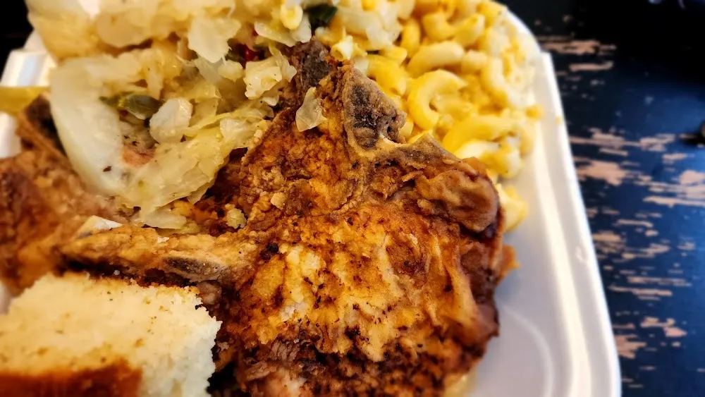 Pork Chop Mac & Cheese